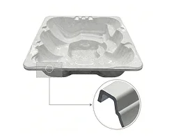 Ocean Spas extra-thick fiberglass shell